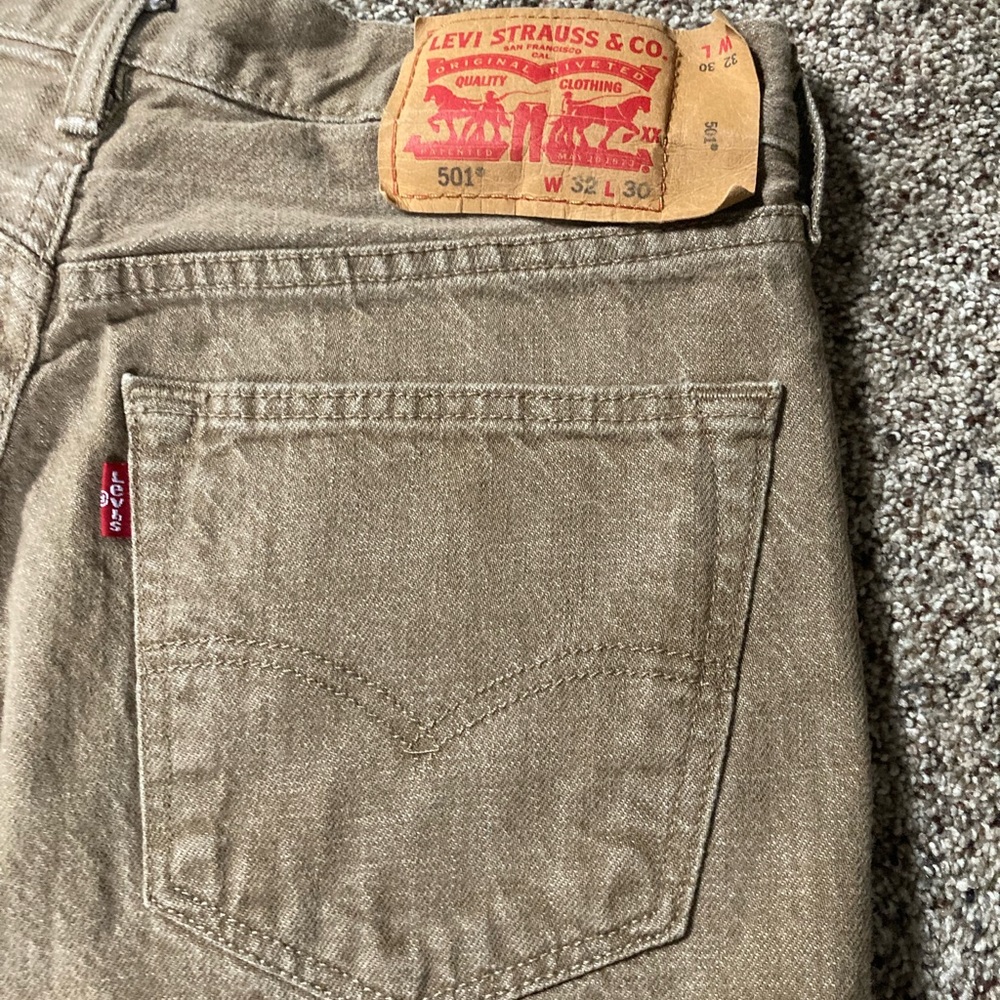 Levi’s 501 White Oak Cone Denim - image 2